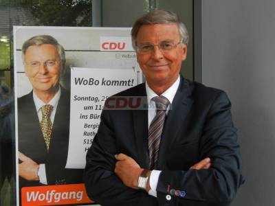 Politischer Sommertreff der CDU Rsrath mit Wolfgang Bosbach Bild: Robert Scheuermeyer