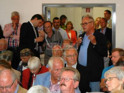 Politischer Sommertreff der CDU Rsrath mit Wolfgang Bosbach Bild: Robert Scheuermeyer