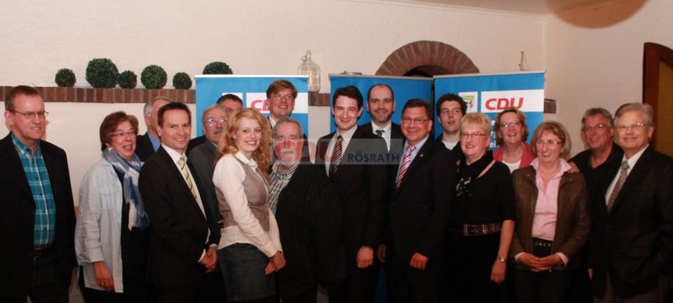 Der neu gewhlte Vorstand des CDU Stadtverbandes Rsrath 12.04. 2013 (Foto: K.B.)