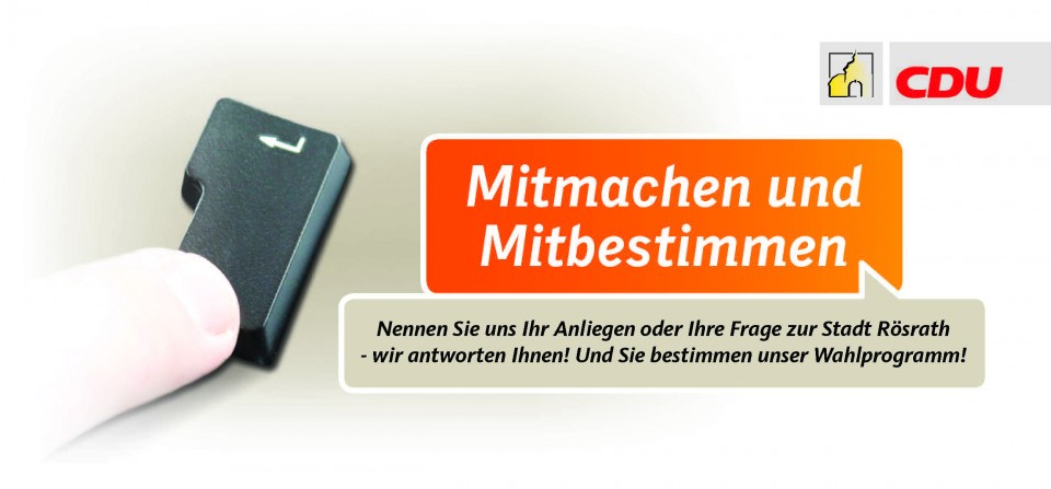 Mitmachen und Mitbestimmen